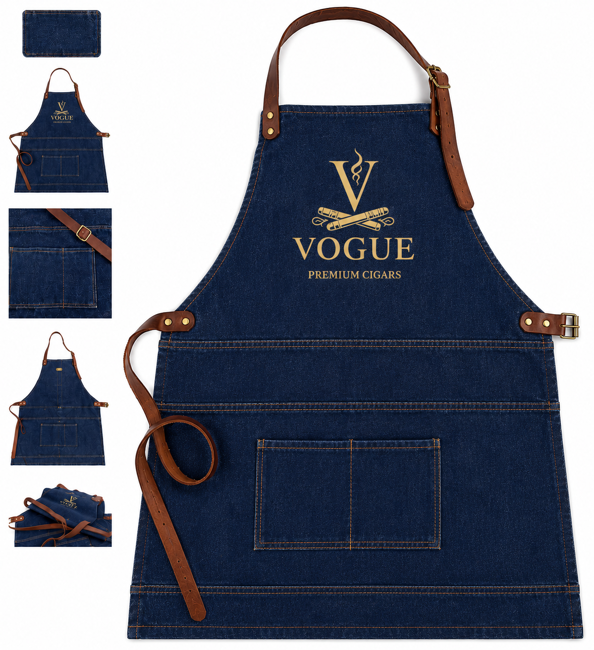 DENIM CANVAS APRON