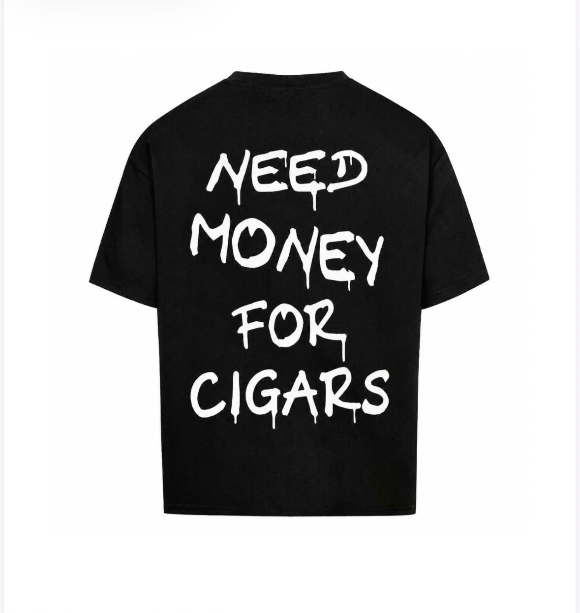BRANDED SHORT SLEEVE T-SHIRT - MONEY FOR CIGARS