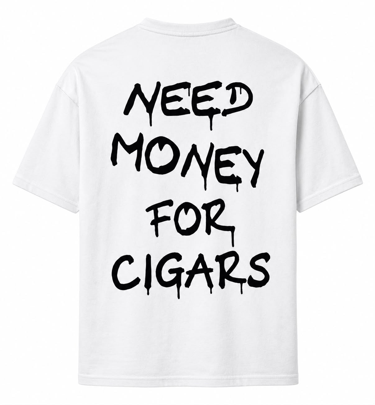 BRANDED SHORT SLEEVE T-SHIRT - MONEY FOR CIGARS