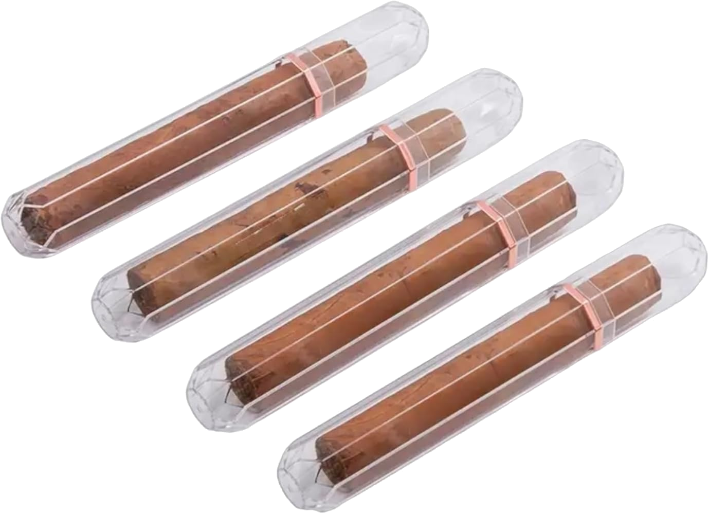 Transparent Acrylic Cigar Airtight Storage Travel Tubes