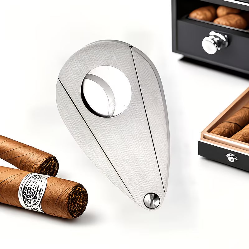 Teardrop-Shaped Cigar Cutter